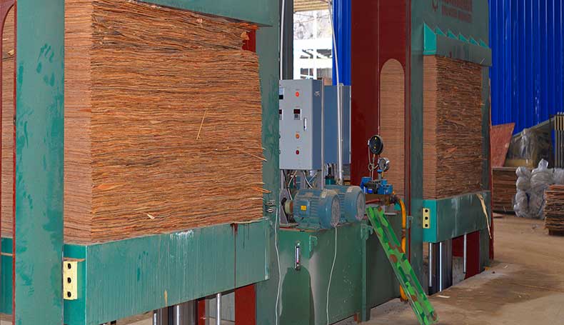 冷压机-木建筑模板生产设备